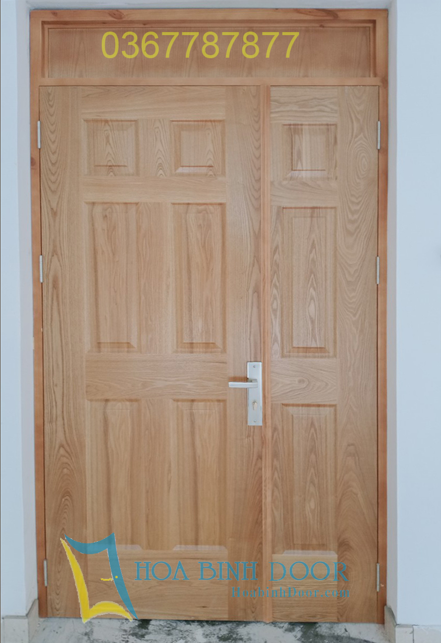 cửa gỗ hdf veneer hai cánh